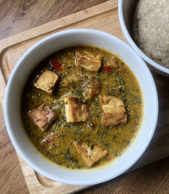 The Vegan Nigerian Vegan Nigerian Okra Soup with Eba How to Make