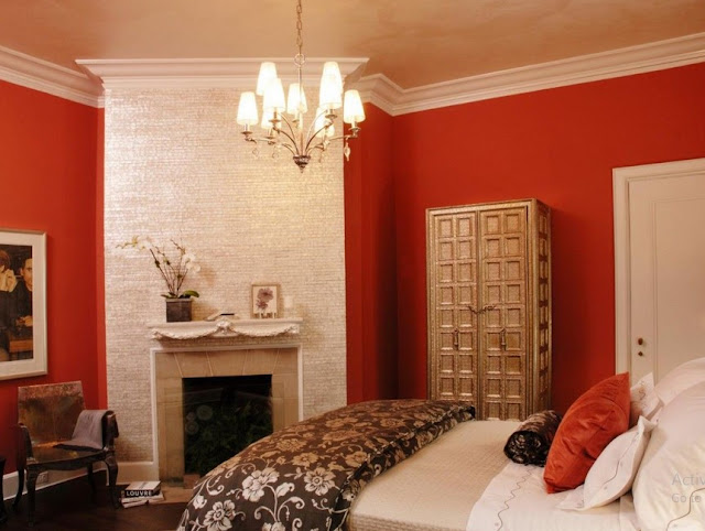 Red Wall Bedroom Ideas