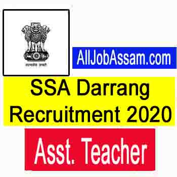 SSA Darrang Recruitment 2020