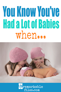 I can relate so hard to this big family humor. If you’ve had lots of babies then you will, too! Did you love these funny jokes about having a large family? Number 9 is my favorite. #bigfamily #largefamily #funny #hilarious #unremarkablefiles