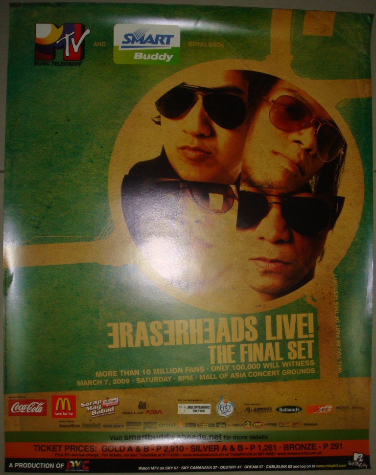eraserheads collector poster final set concert