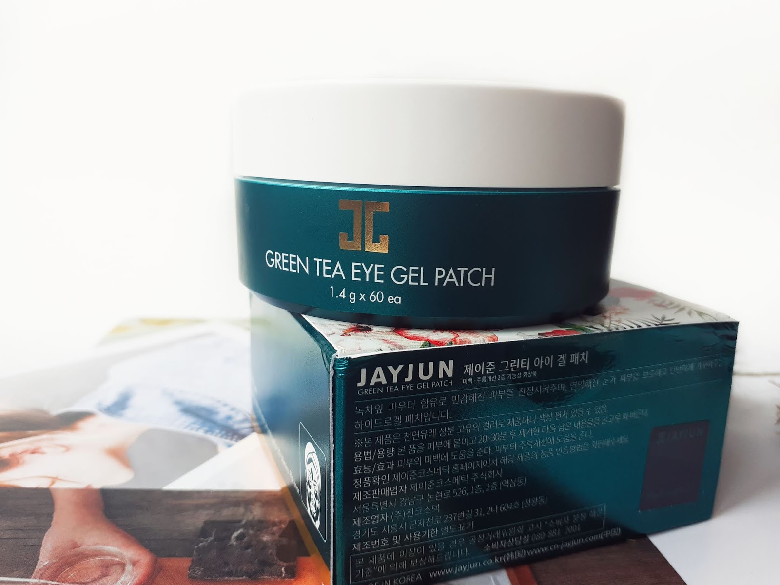 [Review] JAYJUN Green Tea Eye Gel Patch Beauty & Dewdrop Blog