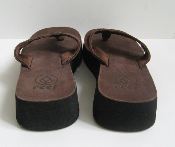 CoachShoes: REEF BUTTER BROWN LEATHER BEACH SANDALS WOMENS SIZE 6