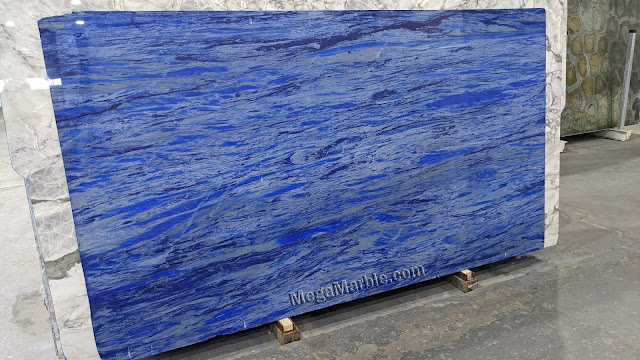 Blue Nana Polished Marble Slab