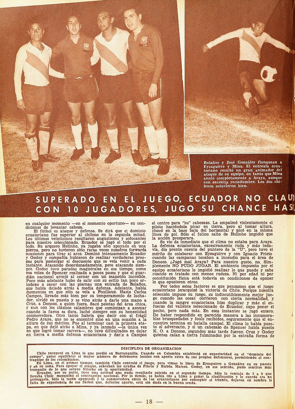 Partidos de la Roja [12/10/1965] ChileEcuador 21