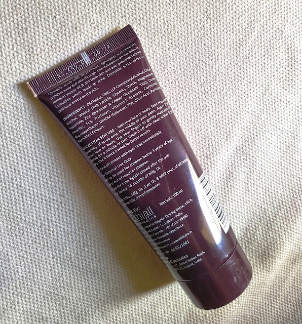 Chocolite Scrub – Skin Rejuvenating Chocolate Scrub-100 ml Review and Pictures