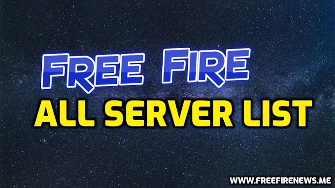 All Server List Of Free Fire Free Fire News