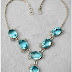 Aquamarine necklace designs