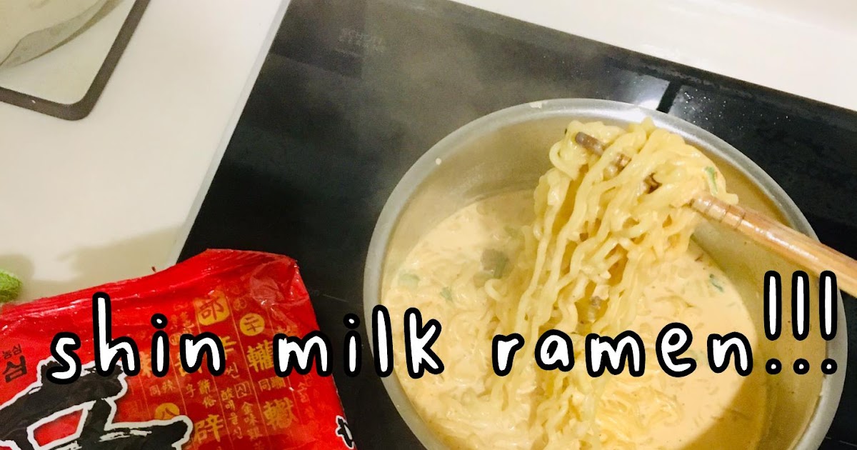 kig ind elev kone Shin Ramen + Milk? | Skye Soon