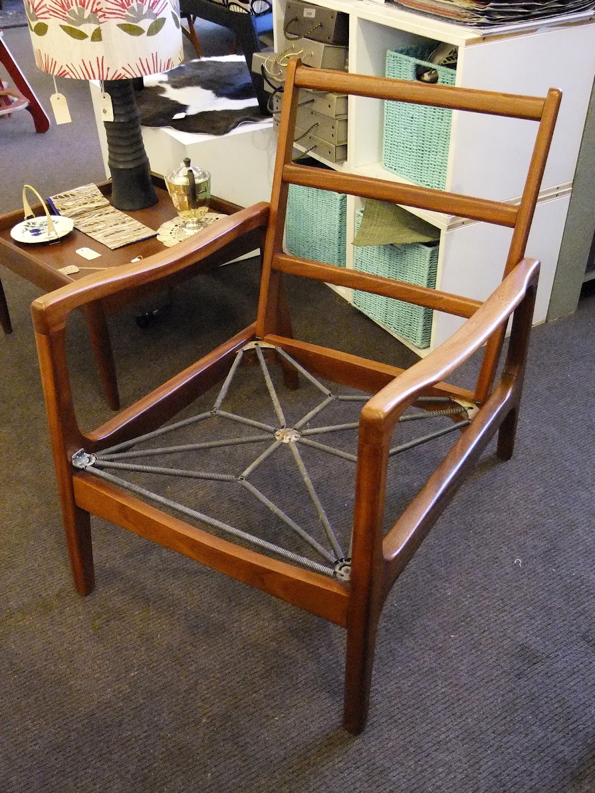 esdesign A Pair of Mahogany Chair Frames