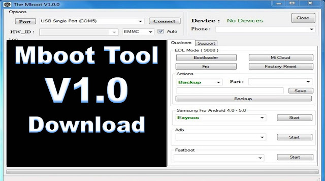 MBOOT Tool V1.0 Samsung Frp Unlocked  By MobileflasherBD