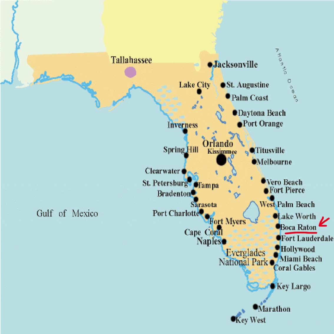 Lista 103 Foto Mapa De La Florida - Adebate Florida Map