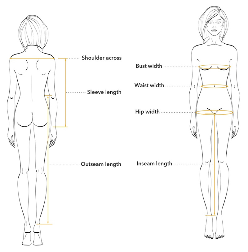 Comprehensive guide to choosing the size of women's pants and jeans