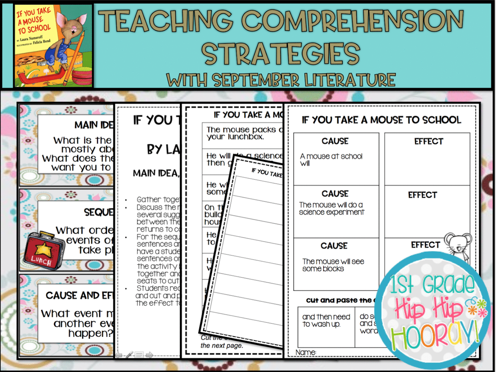1st Grade Hip Hip Hooray!: Teaching Comprehension