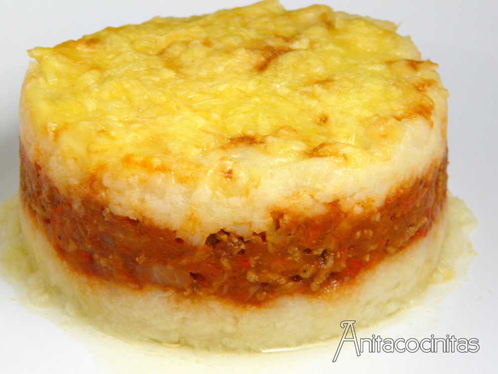 Anita Cocinitas Pastel de carne y coliflor