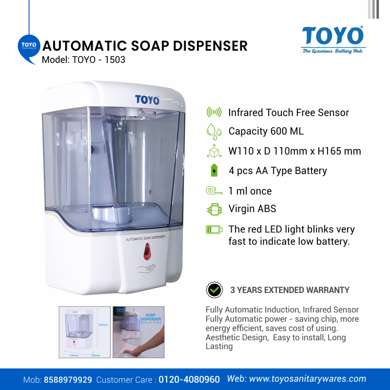 The Benefits of sensor Soap Dispensers