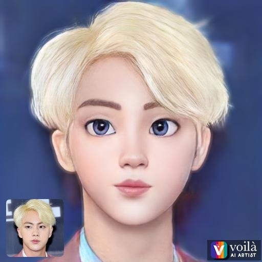 نسخة صور ديزني للعضو جين الأكثر انتشار بين صور Bts أنمي | شاهد الصور