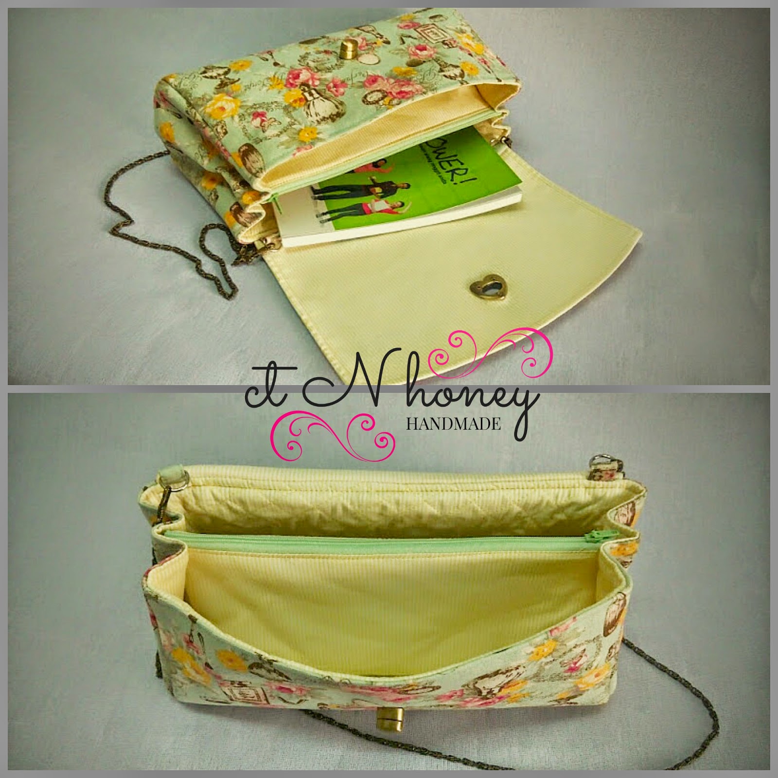 ctnhoney New Clutch purse Handmade ct N honey