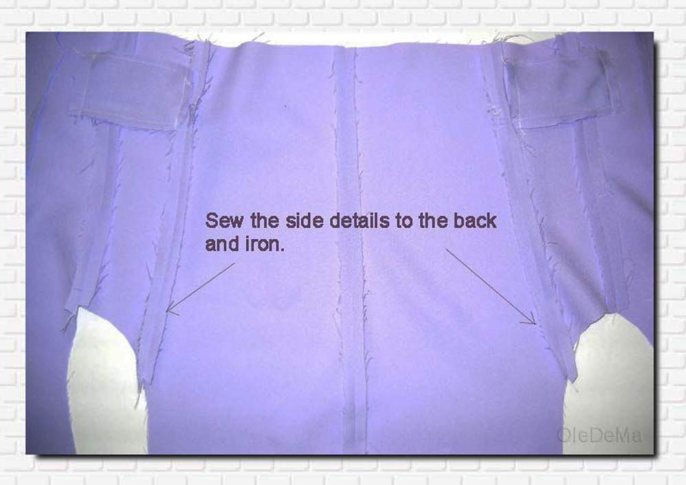 Free tutorial " How to sew men vest" ( 24 photo) + Template