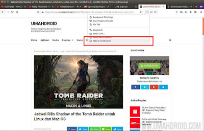 Cara Screenshot Satu Halaman Penuh di PC Tanpa Extension Menangkap layar sanggup dengan gampang dilakukan di PC Cara Screenshot Satu Halaman Penuh di PC Tanpa Extension