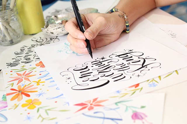 creating with make wells- 3 tips for finding your lettering style AND A SALE!