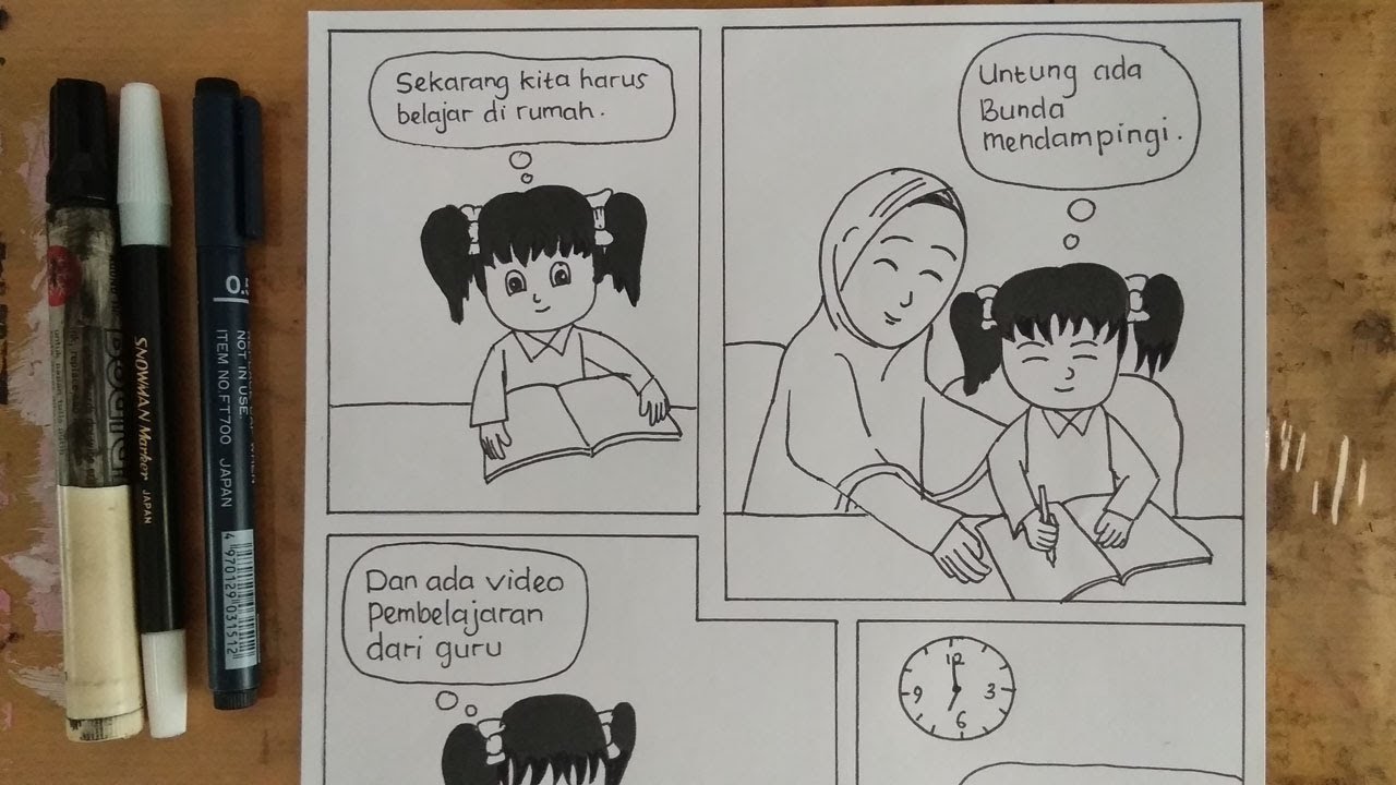 Sebutkan 5 Langkah Menggambar Komik Walls Open