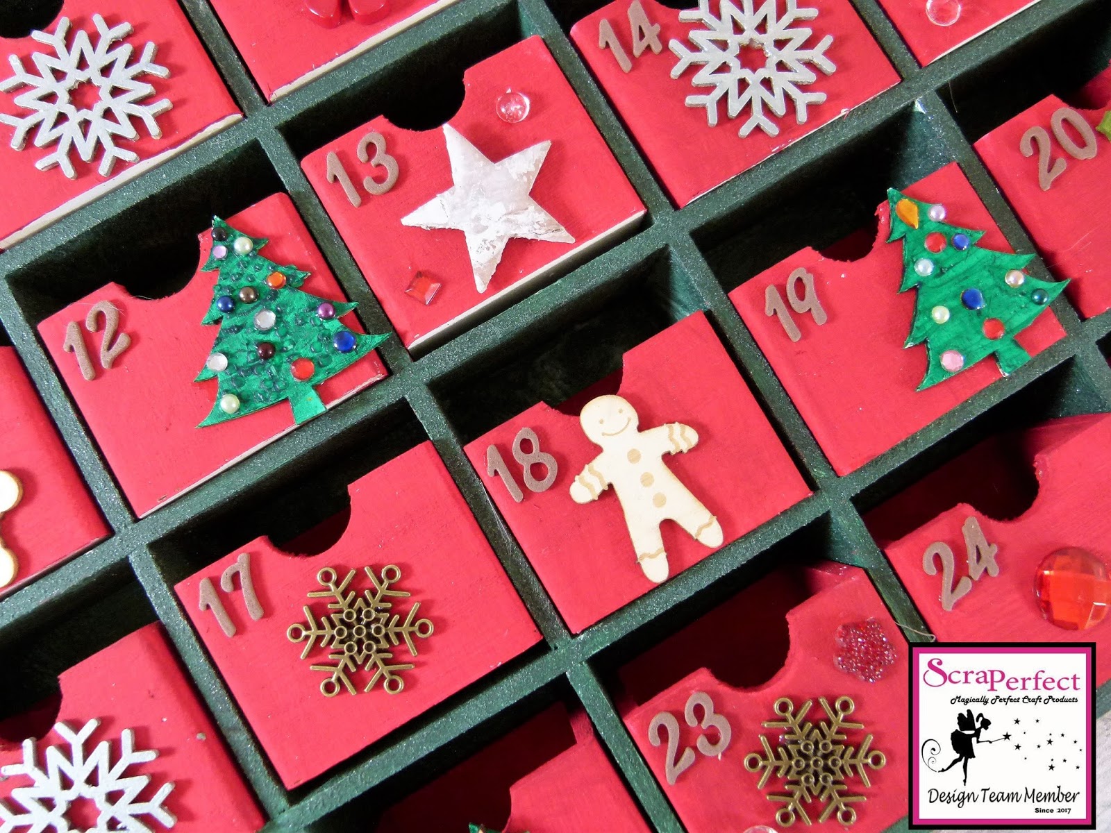 How To Decorate A MDF Advent Calendar With Best Glue Ever Life in a