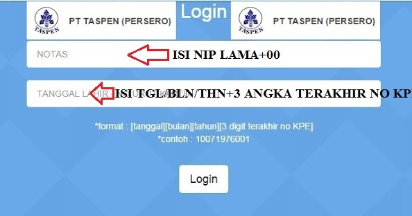 Cara mengecek taspen