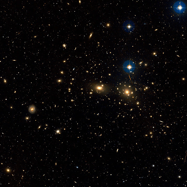 Picture of the core of Abell 1656, the Coma Cluster of Galaxies