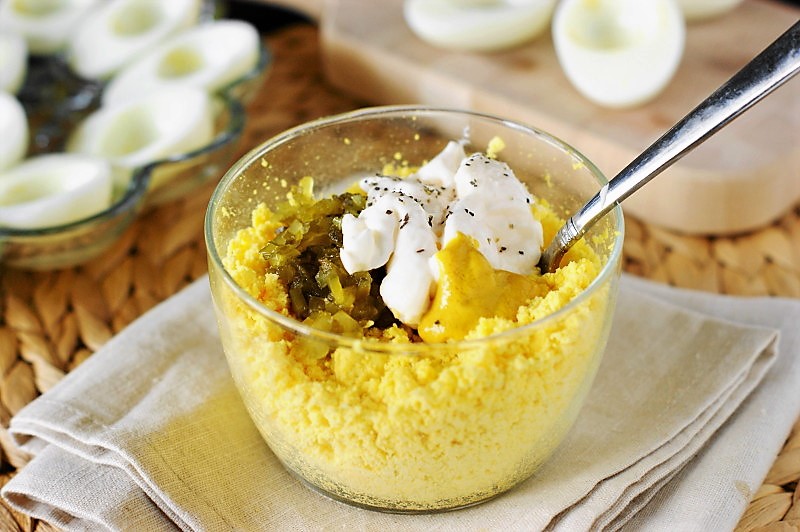 How to Make Deviled Eggs StepbyStep The Kitchen is My Playground