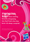 My Little Pony Wave 1 Firecracker Burst Blind Bag Card