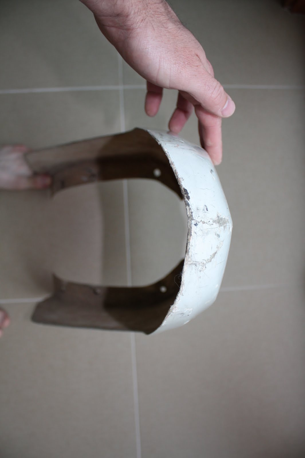 1962 Lambretta TV 175 Restoration Fiberglass Fender Repair