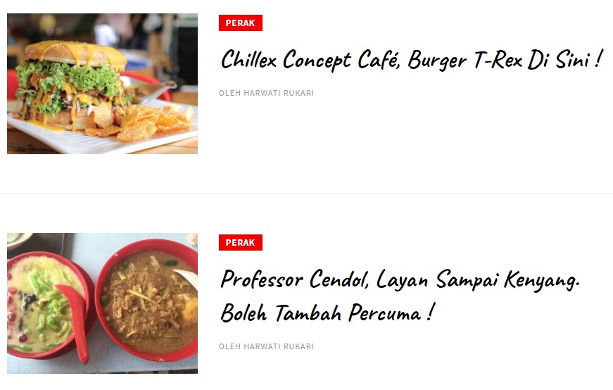 Sajimy Memaparkan Senarai Tempat Makan Sedap Best Dan