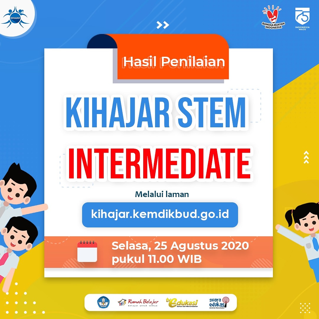 Pengumuman Peserta Kihajar Stem Tahap Advance