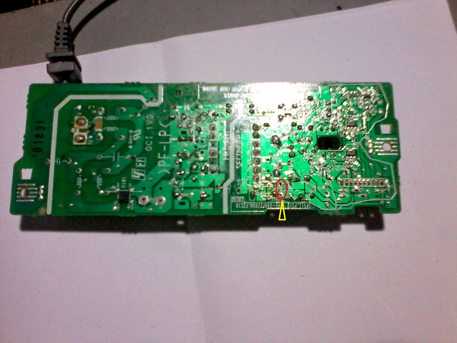 Electro help: SONY DVD PLAYER SMPS - PWB SRV2020WW - Repair Help - FROM ...