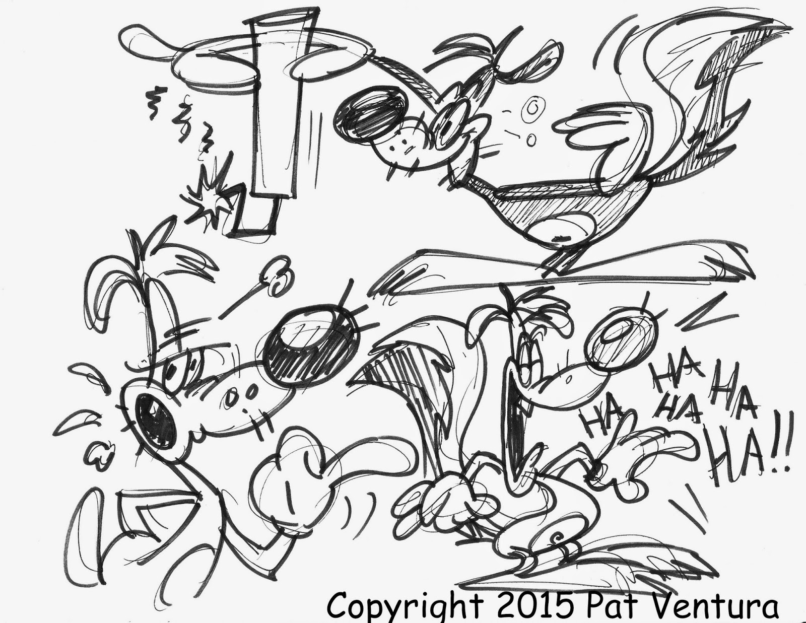 'Pat' Ventura's VenturaToons: Cartoons On The Loose