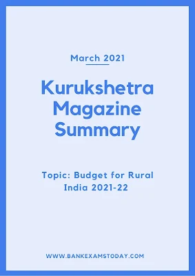 Kurukshetra Magazine Summary: March 2021