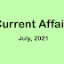 Current Affairs English July 2021  - GK PDF Free Download