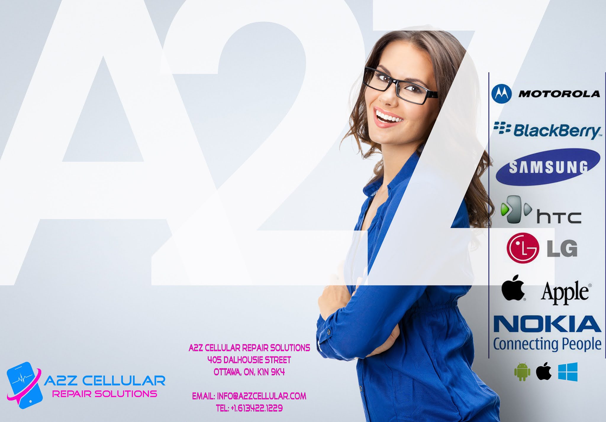 Affordable and fast phone repair shop in Ottawa, A2Z Cellular
