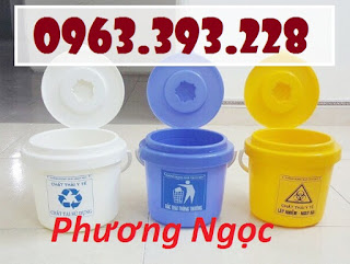 Xô đựng rác thải y tế, xô y tế treo xe tiêm, xô đựng vật sắc nhọn 152965676315281876821