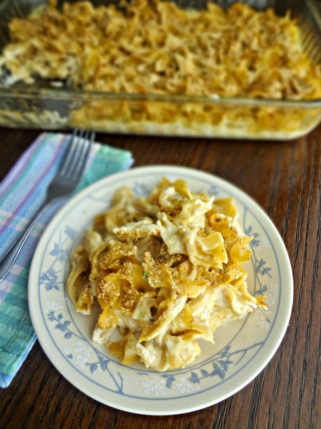 The Cooking Actress Chicken Noodle Casserole {from scratch}