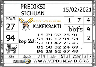 Prediksi Togel SICHUAN DUNIA4D 15 FEBRUARI 2021 Prediksi Togel SICHUAN DUNIA4D 15 FEBRUARI 2021