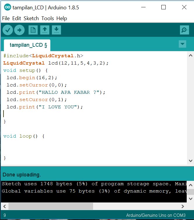 Cara Membuat Running LED