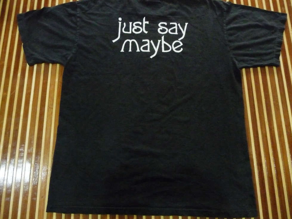 smashing pumpkins just say maybe shirt