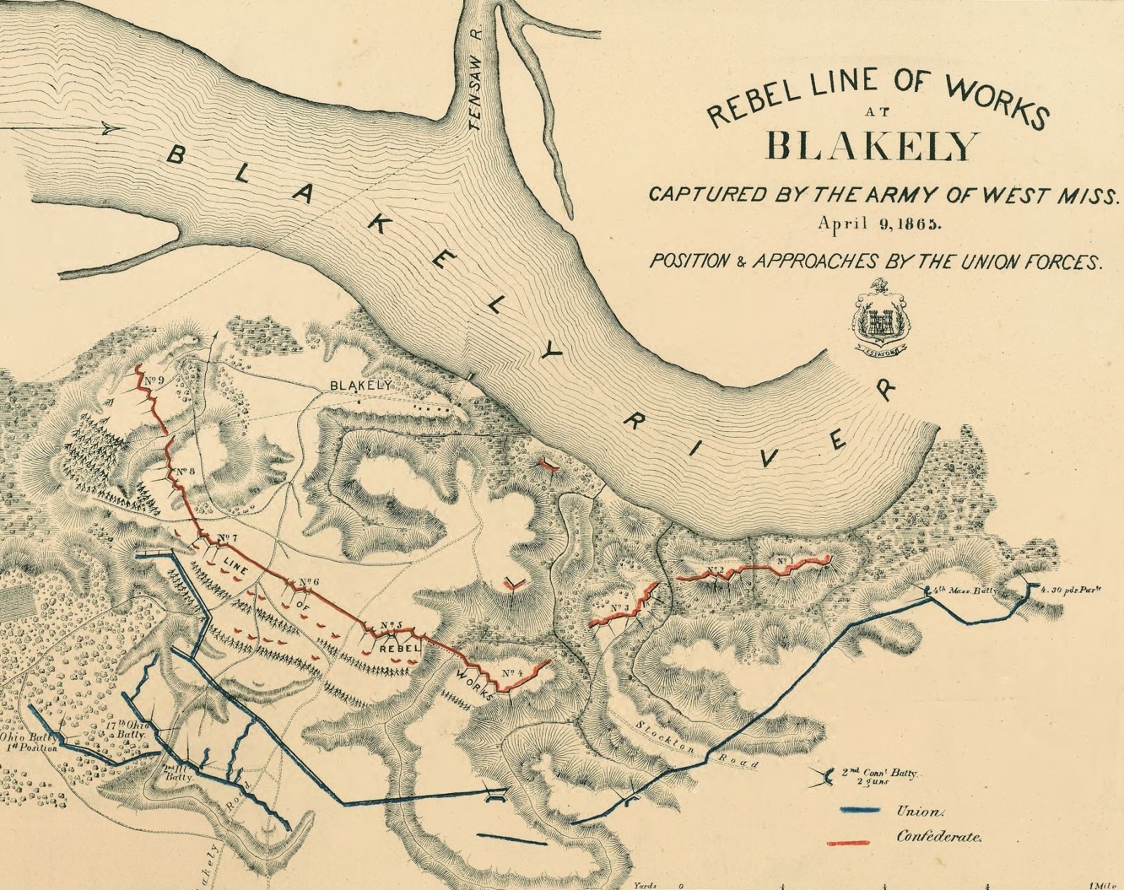 The Civil War Picket Alabama's Fort Blakeley By boat or by foot