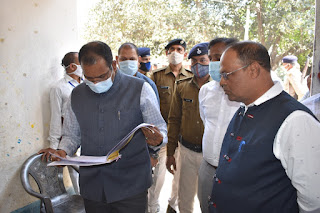 कोंच प्रखंड अंचल का निरीक्षण, konch prakhand Anchal Ka Nirikshan, AnjNewsMedia, Konch Block Zone Inspection, Gaya DM