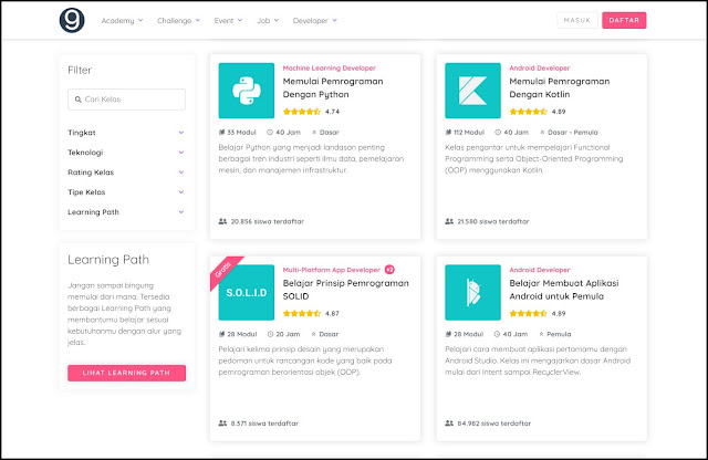 √ 8+ Platform Kursus Online Gratis Yang Bisa Kamu Manfaatkan Untuk ...