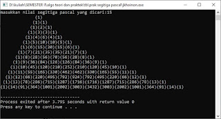 program segitiga pascal DEV C++ ~ Artikel