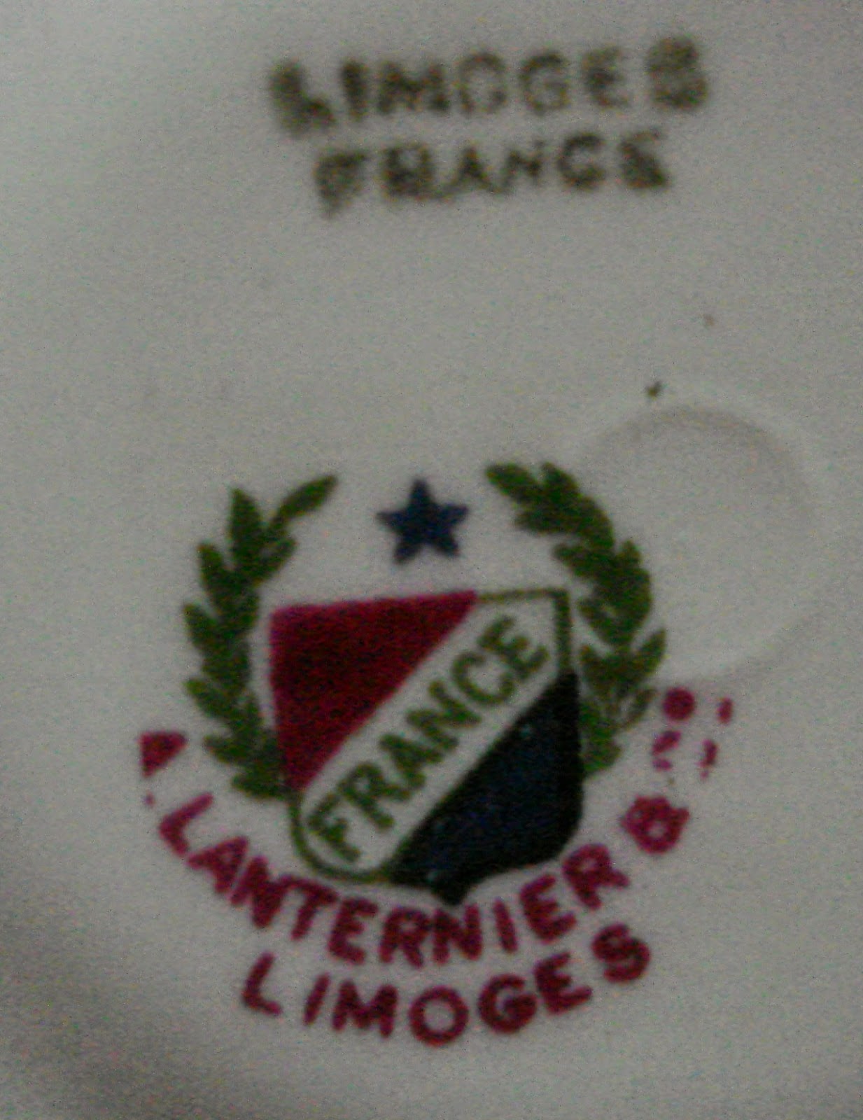 Art Deco Limoges Porcelain A. Lanternier & Cie Limoges mark history