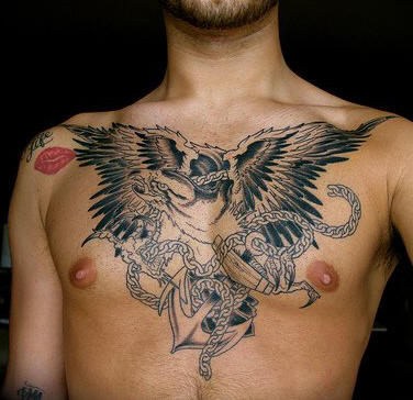 Girls Fashion Trends and Ideas: Chest Tattoo Designs For Men